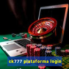 ck777 plataforma login